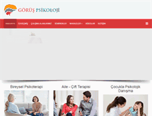 Tablet Screenshot of goruspsikoloji.com